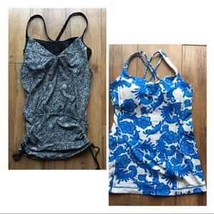 EUC Lululemon Free To Be Tank & Athleta Tank bundle